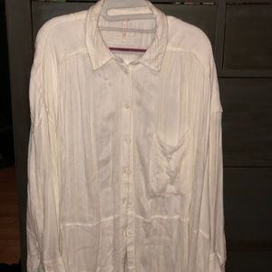 Free People ‘Cozy Nights Oversized Shirt’